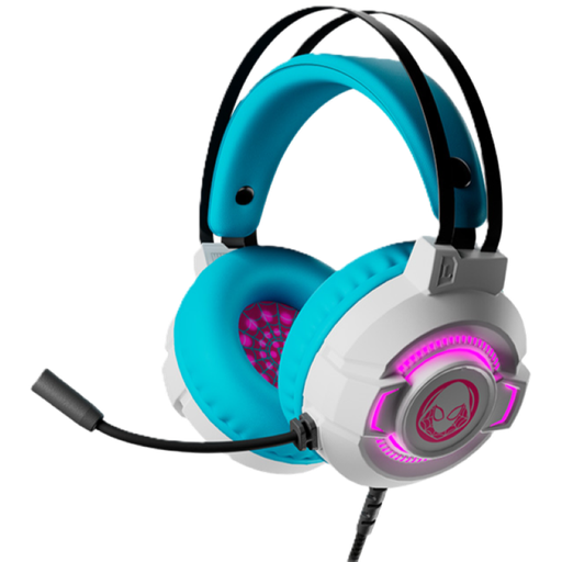 [XTH-M565SG] Audífonos Gamer Xtech Marvel Ghost Spider Color Blanco con Cable