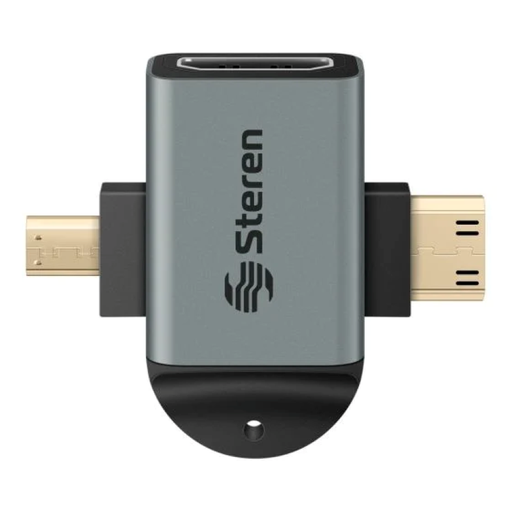 [203-840] ​Adaptador Steren Mini / Micro HDMI Machos a HDMI Hembra​
