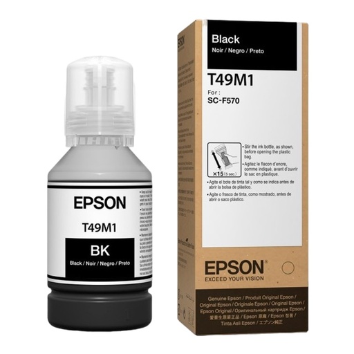 [C13T49M120] Botella de Tinta Negra Epson para Sublimación