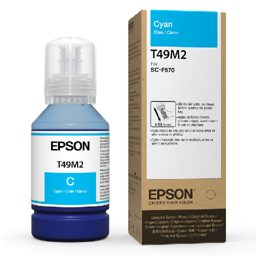 [C13T49M220] Botella de Tinta Cian Epson para Sublimación