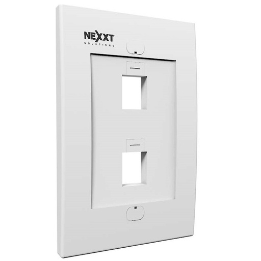 [AM160NXT02] Placa Nexxt de Pared de 2 Puertos para Montaje