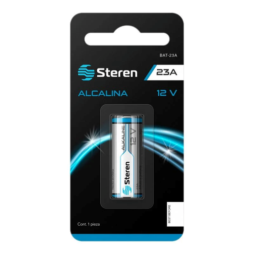 [BAT-23A] Batería Alcalina Steren Tipo Cilindro "23A"