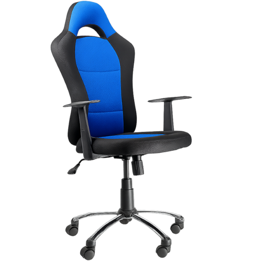[XTF-EC129] Silla Gamer Xtech Drakon Azul con Respaldo Alto y Estilo Deportivo