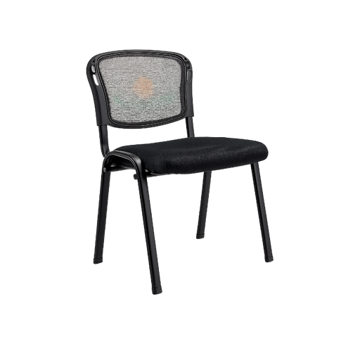 [DC-20] Silla Dorasol de Visita Acolchonada de Color Negro
