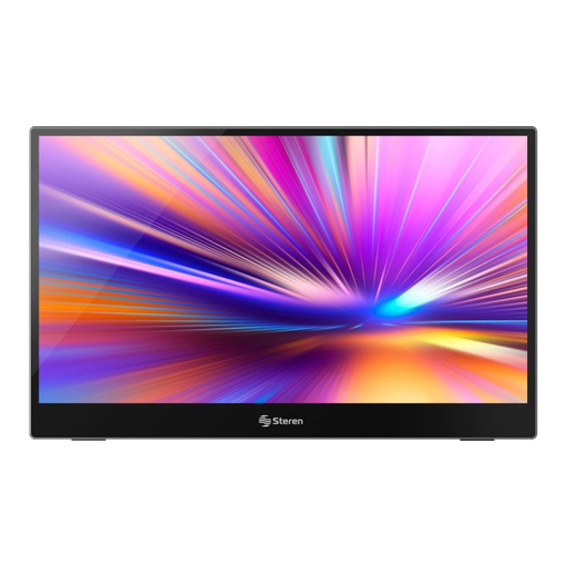 [DIS-116T] ​Monitor Portátil Steren Touch de 15.6 Pulgadas de Color Negro​