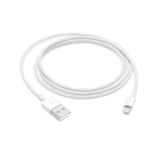 [MUQW3AM/A] Cable Apple Lightning Macho a USB-A Macho de 1 Metro