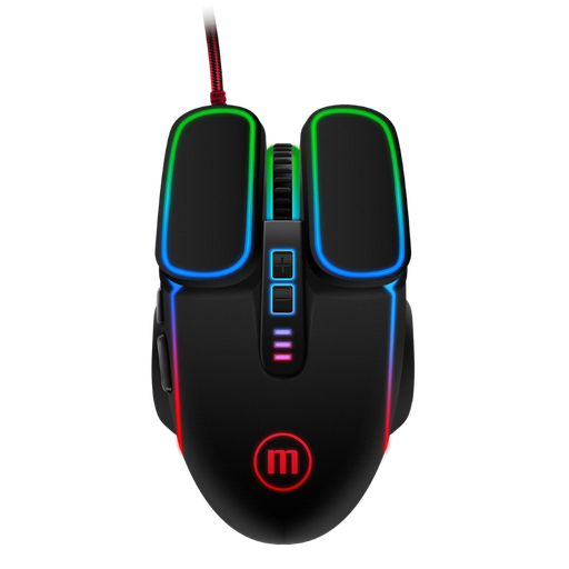 [348535] Mouse Gamer RGB Maxell CA-MOR-TRON Color Negro con Cable
