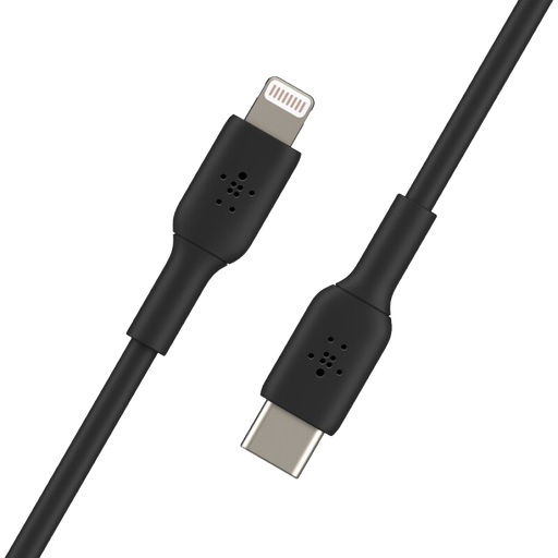 [CAA003BT1MBK] Cable USB-C a Lightning Belkin BOOST↑CHARGE de Color Negro
