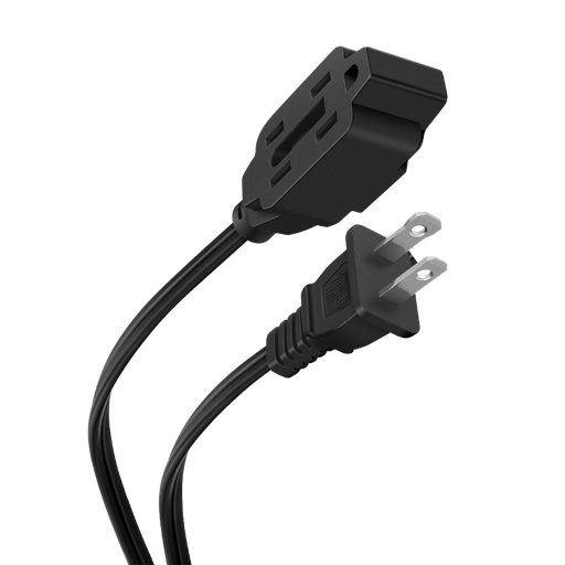 [EXT16-4N] Extensión Eléctrica Steren de Color Negro de 4 Metros