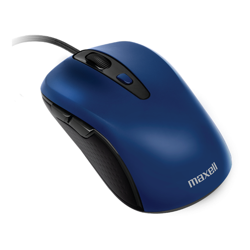 [348626] Mouse Maxell de Color Azul con Cable USB-C
