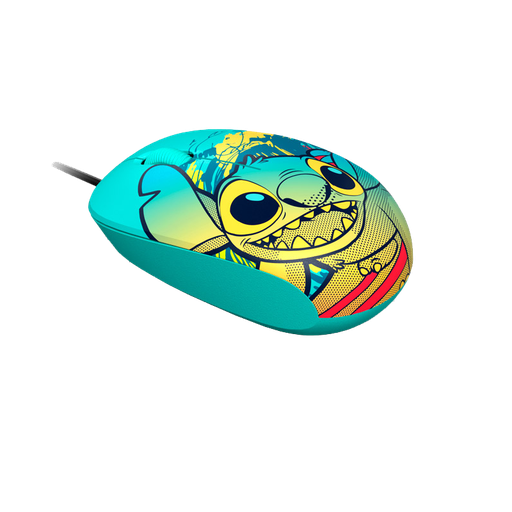 [XTM-D406ST-BL] ​Mouse Xtech Edición Disney Stitch de Color Celeste con Cable USB