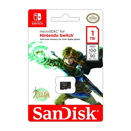 [SDSQXAO-1T00-GN6ZN] Memoria MicroSDXC SanDisk para Nintendo Switch de 1 TB