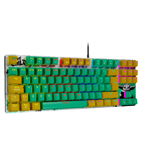 [PKS-S080GRG-S] Teclado Gamer Verde Primus Ballista81T Star Wars Grogu