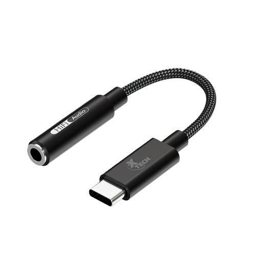 [XTC-509] Adaptador Xtech USB-C Macho a Conector 3.5mm hembra