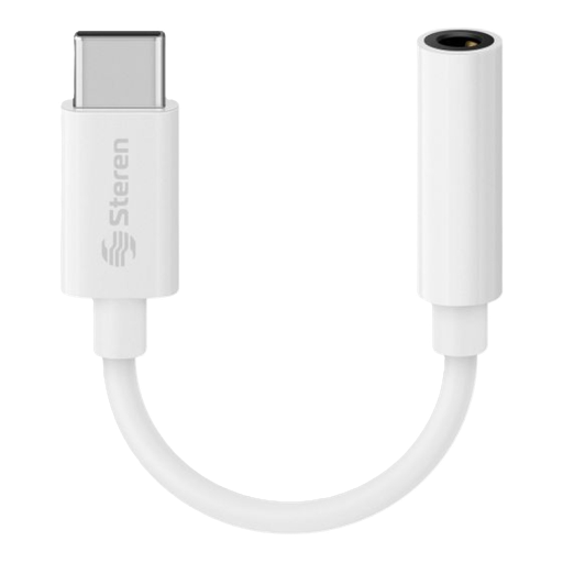 [USB-456] Adaptador Steren Usb-C Macho a 3.5mm Hembra