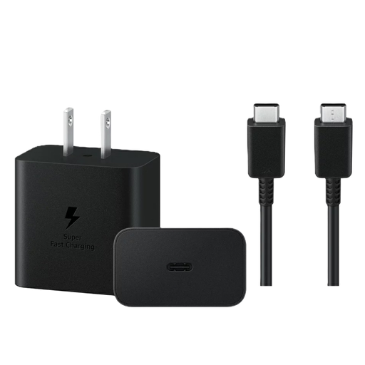 [EP-T4511XBEGCA] Adaptador de Corriente de 45 Watts + Cable USB-C Samsung Negro
