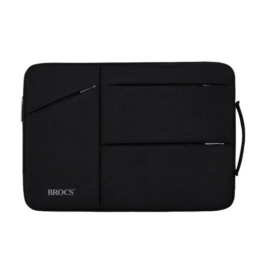 [7401195100989] Funda Brocs de Color Negro Para Laptops de 15.6 Pulgadas