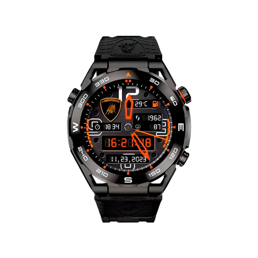 [687294230155] Smartwatch Lambo Aventador Ultimae Nero Nemesis Satinado