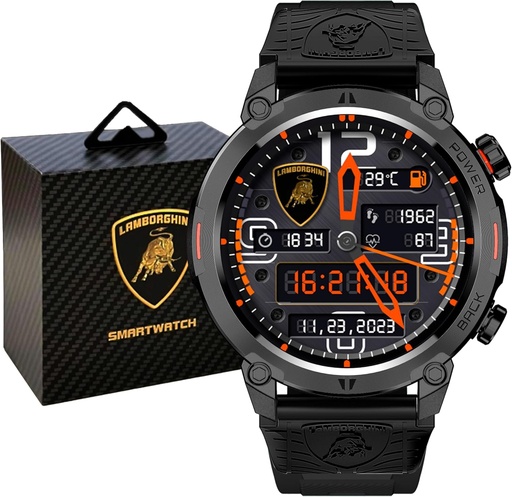 LAMBO SMARTWATCH AVENTADOR ULTIMAE NERO
