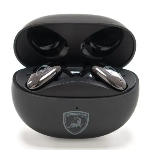 [687294650076] HEADSET TWS LAMBORGHINI TWS300 BLACKNERO/3 MESES DE GARANTIA 