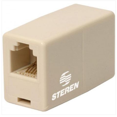 [300-034] COPLE TELEFONICO P/EXTENSION DE 4 CONTACTOS