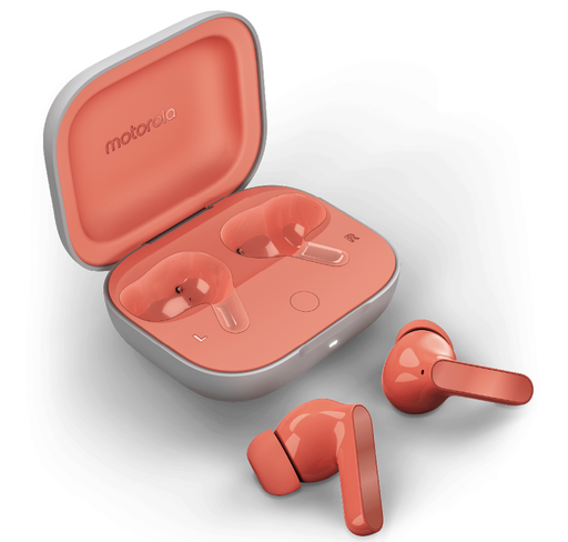 [PG38C05876] AUDIFONOS MOTOROLA MOTOBUDS PEACH PINK