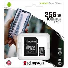 [SDCS2/256GB] Memoria MicroSDXC Kingston Canvas Select Plus de 256 GB