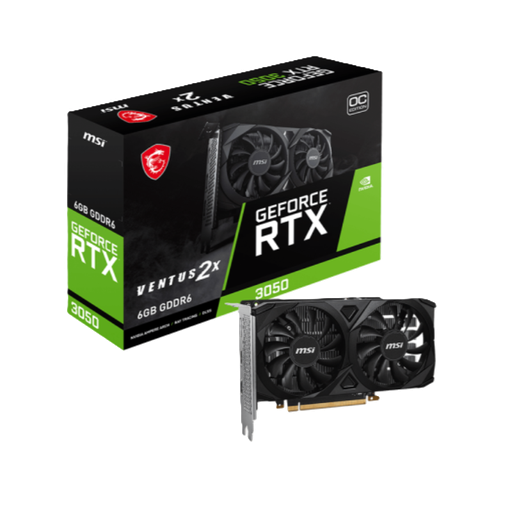 [912-V812-060] Tarjeta de Video MSI Ventus 2X de 6 GB Nvidia GeForce RTX 3050