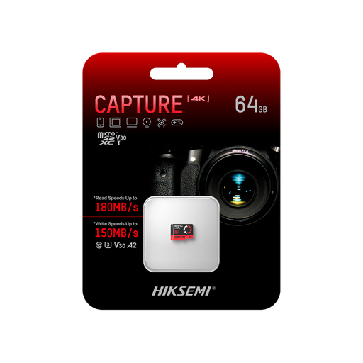 [HS-TF-E3 64G] Memoria MicroSDXC UHS-I Hiksemi Capture de 64 GB