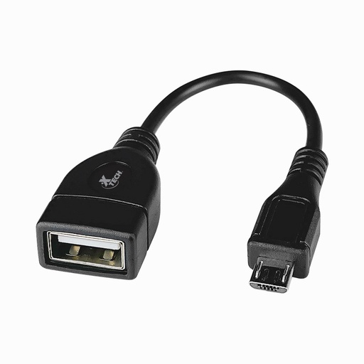 [XTC-368] Adaptador Xtech de USB-A Hembra a Micro-USB Macho 