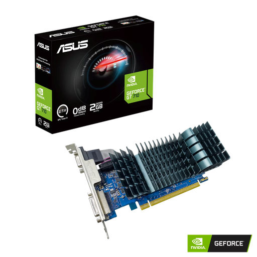 [90YV0I70'M0NA00] Tarjeta de Video Asus de 2 GB Nvidia GeForce GT 710