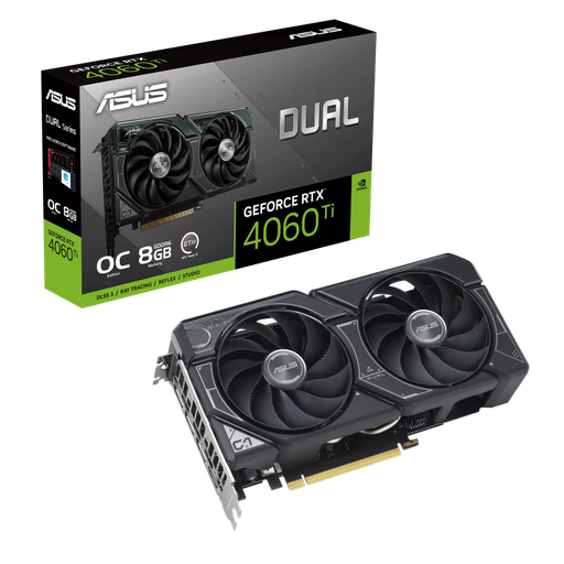 [90YV0J49'M0AA00] Tarjeta de Video Asus Dual de 8 GB Nvidia GeForce RTX 4060 Ti