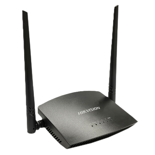 [317200021] Router Hikvision DS-3WR3N de 2 Antenas Color Negro