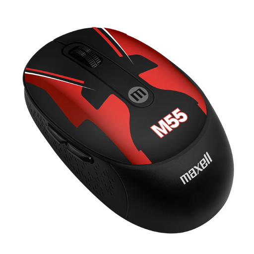 [M55] Mouse Inalámbrico Maxell Race Edition M55 Color Rojo