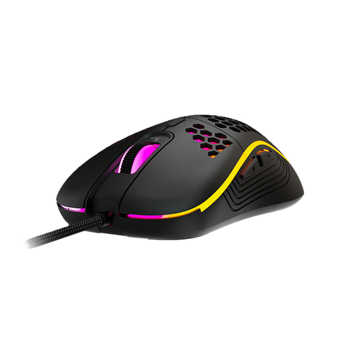 [XTM-620] Mouse Gamer RGB Xtech LightBuzz  de Color Negro con Cable USB-A