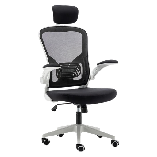 [7427230064627] Silla Ejecutiva Ferrini FE-SS8901W de Color Negro con Blanco