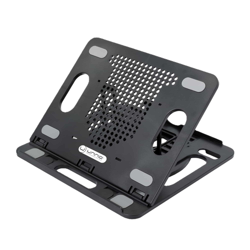 [NC6115BK] Soporte Ergonómico Negro Unno Tekno para Laptop y Smartphone