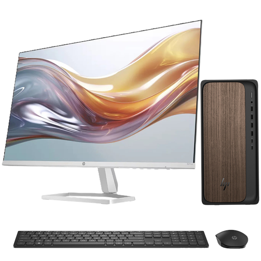 [B5UA8AA#ABA] Computadora de Escritorio HP OmniDesk AI Dark Wood M03-0044