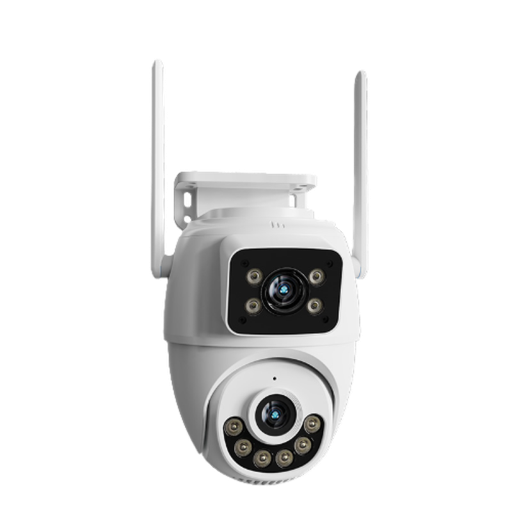 [NHC-OP30DL] Cámara Inteligente Wi-Fi de Doble Lente PTZ Nexxt para Exteriores