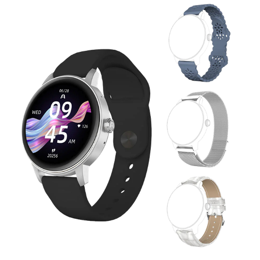 [ARG-WT-6030SL] Smart Watch Argom Tech SkeiWatch C30 de Color Plateado