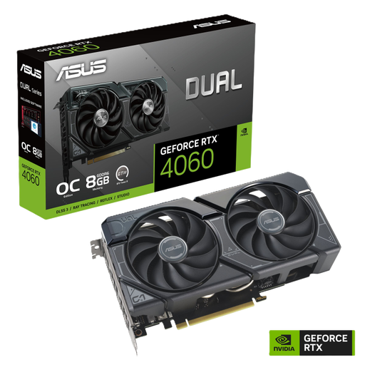 [90YV0JC4'M0AA00] Tarjeta de Video Asus Dual de 8 GB Nvidia GeForce RTX 4060