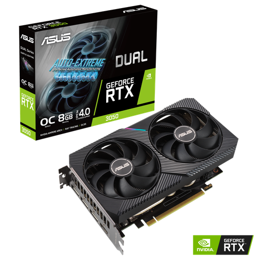 [90YV0GH6'M0AA00] Tarjeta de Video Asus Dual de 8 GB Nvidia GeForce RTX 3050 
