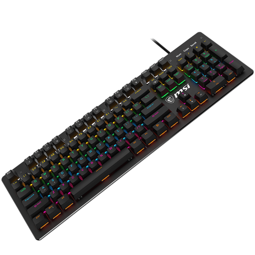 [MS-8ZA6] Teclado Gamer Mecánico MSI Forge GK300 RGB Negro con Cable USB-A