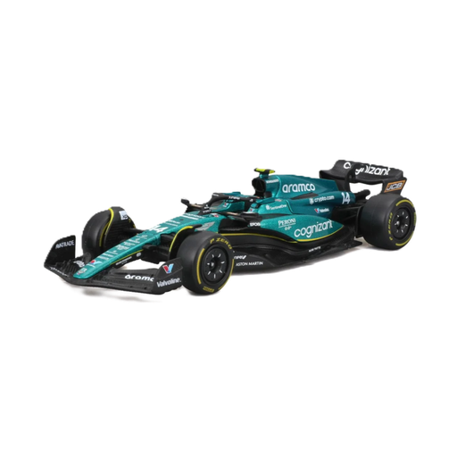 [18-38090] Vehículo BBurago a Escala 1:43 F1 Aston Martin Aramco Formula One Team #14 Fernando Alonso