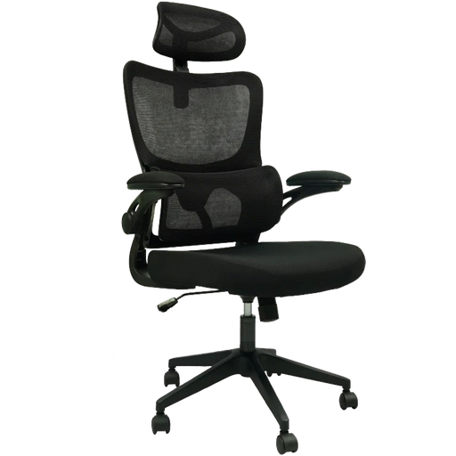 [7427230064641] Silla Ejecutiva Ergonómica Ferrini FE-SS8028B de Color Negro