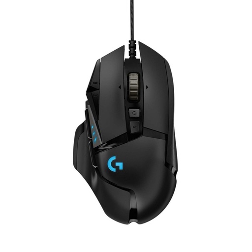 [910-005469] Mouse Gamer Logitech G G502 Hero de Color Negro con Cable