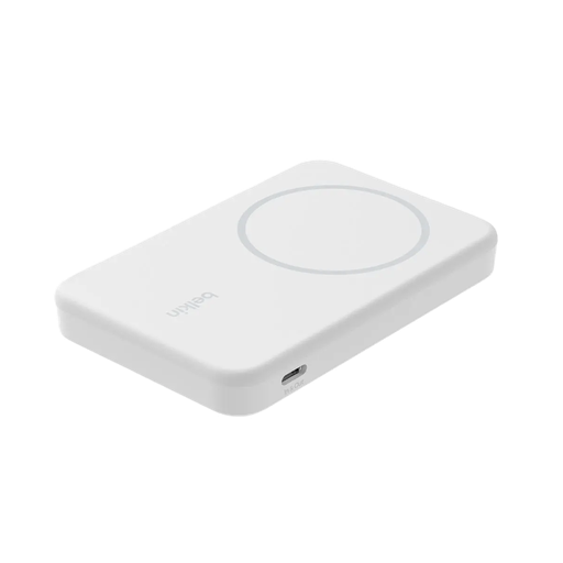 [BPD006btWH] Power Bank Magnético e Inalámbrico Belkin BoostCharge Pro Magnetic 5K White de Color Blanco