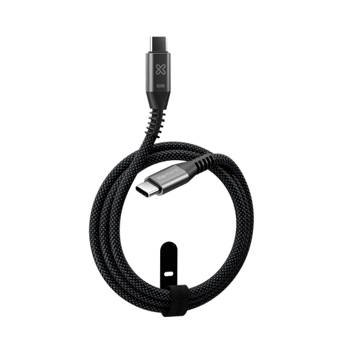 [KAC-250-3FT] Cable Klip Xtreme PowerGo de USB-C Macho a USB-C Macho de 1 Metro