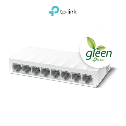 [1730502210] ​​​Switch de Red TP-Link LS1008(UN) Ver:2.0 de 8 Puertos Ethernet de Color Blanco