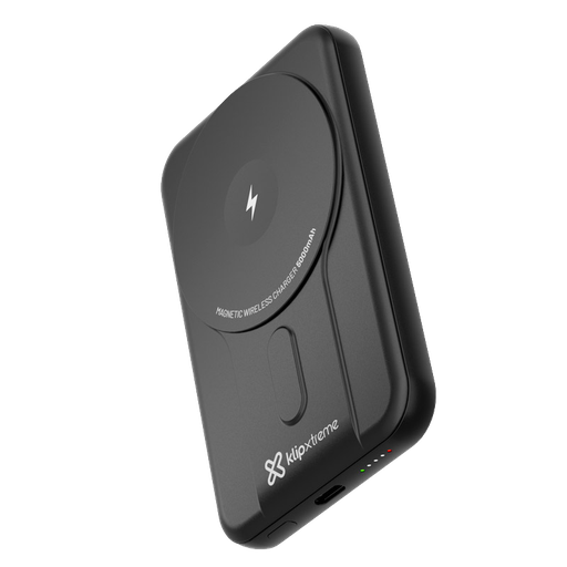 [KPB-350] Power Bank Magnético e Inalámbrico Klip Xtreme PowerMag Black de 5,000 mAh de Color Negro